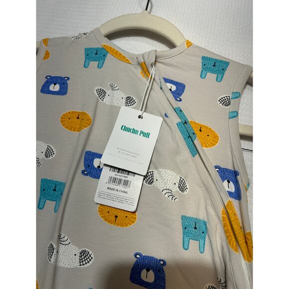 NWT Chuchu Puff Sleeveless Side Inverted Zipper Baby Sleeping Sack Size 18-24M - Picture 7 of 8
